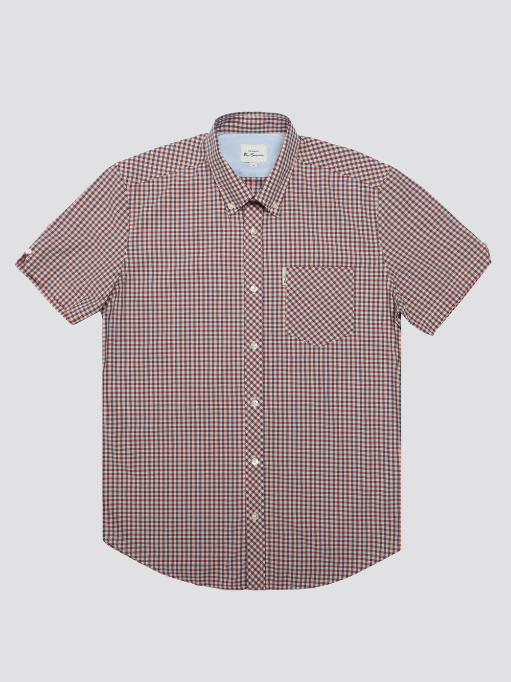 Chemises Ben Sherman Signature Short Sleeve Gingham Rouge Blanche | AZH-13097619